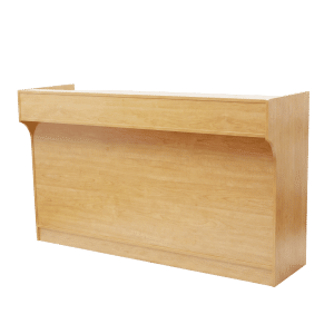 72" Maple Retail Checkout Counter | Ledgetop
