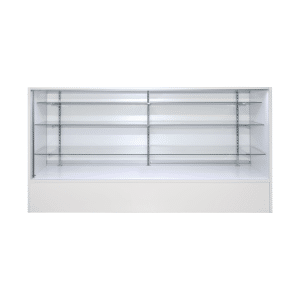 White Display Case 70" Front