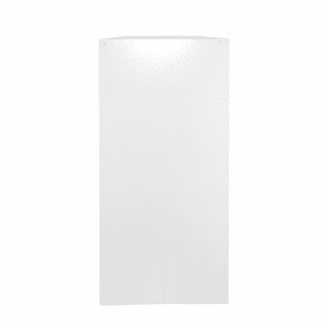 White Full Vision Display Case 48" Side
