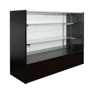 Retail Display Case 48” Black Full Vision – Premium Retail Showcase