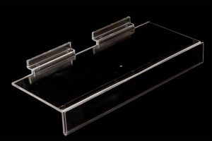 Slatwall Shoe Shelf with Sign Slot