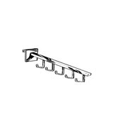 Grid Square Tube 5 J-Hook Waterfall