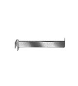 Saddle 12" Rectangular Tube Straight Arm