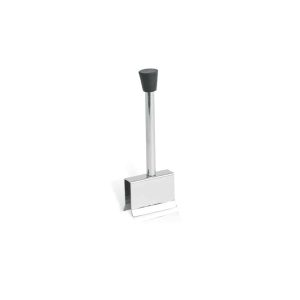 Set of 4 Chrome Posts to Hold Glass on Rectangular Frame