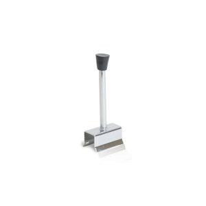 Set of 4 Chrome Posts to Hold Glass on Square Frame