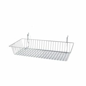 Shallow Basket White