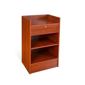 24" Cherry Cash Register Stand