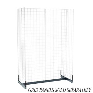 gridwall with legs and base in black