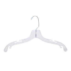 Crystal Shirt 17" Extra Heavy Hanger w/ Swivel Neck Clear 5400C