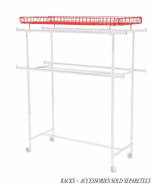 Wire Basket for Double Hangrail Rack