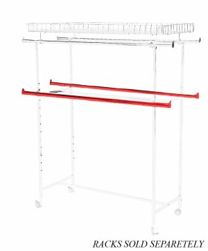 Chrome 60" Double Hangrail Set with Clamps