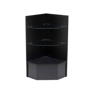Black Corner Display Case