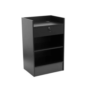 24" Black Cash Register Stand