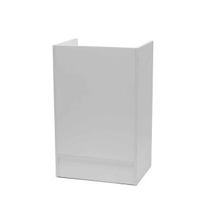 24" White Cash Register Stand