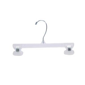 200pcs Plastic 10" Pinch Clip Hangers w/ Soft Lock 6210C