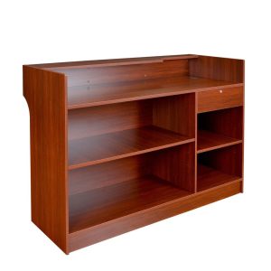 72" Cherry Checkout Counter | Ledgetop