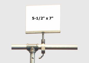 Sign Holder for Pipeline System (Small Sign Holders - 5.5" x 7")