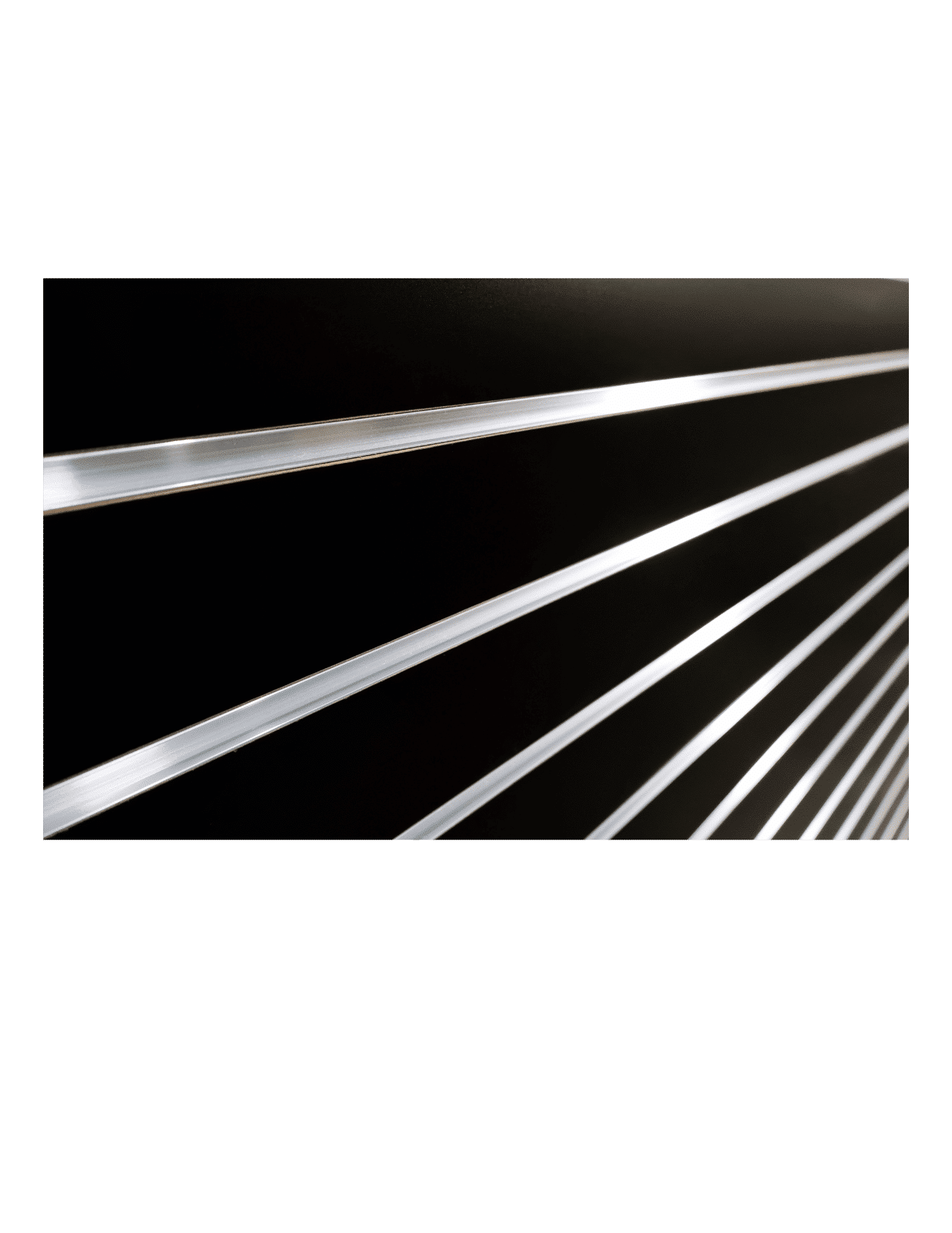 black slatwall panels with metal inserts