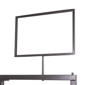 Sofia Sign Holder - 7H x 11"W with a 4" Swedge Stem Upright"