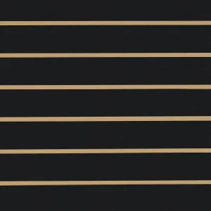 Matte Black Slatwall Panel 3" Groove Spacing with No Metal Inserts Closeup