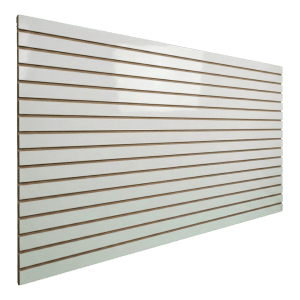 White Gloss Wholesale Slatwall Panels (Pallet of 25 Panels)