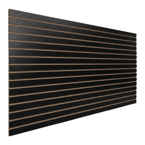 Black Slatwall Panel Matte
