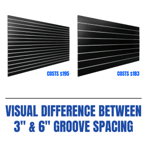 Black Slatwall Panel Matte