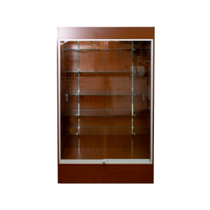 78" Cherry Wall Display Case
