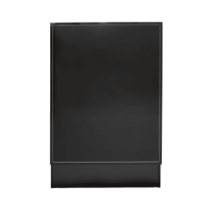 72" Black Wall Display Case with Mirror Back