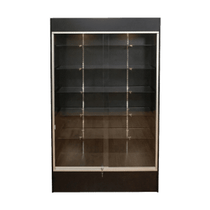 78" Black Wall Display Case