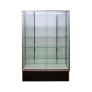 72" Silver Wall Display Case