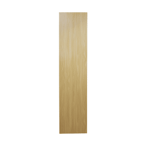 Maple 78-inch wall case display with glass sliding doors, push lock, five adjustable 12-inch shelves, LED down-lights, and a matching back panel.