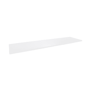 Slatwall Shelf White Wood 12 x 48