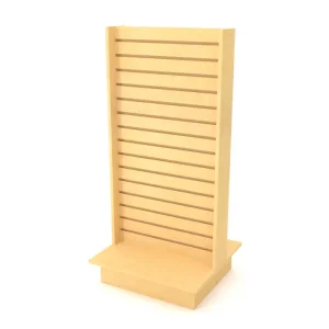Maple 2 Way Slatwall Merchandiser
