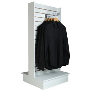 White 2 Way Slatwall Merchandiser