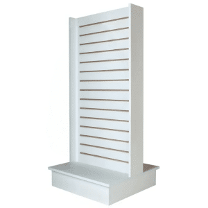 White 2 Way Slatwall Merchandiser