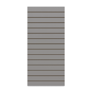 Gray Vertical Slatwall Panel