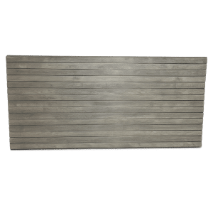Gray Slatwall Panel Woodgrain