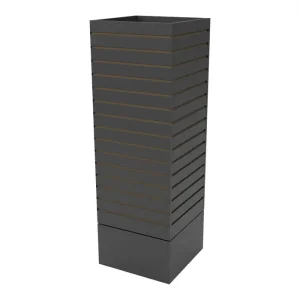 Black Rotating Cube Slatwall Merchandiser
