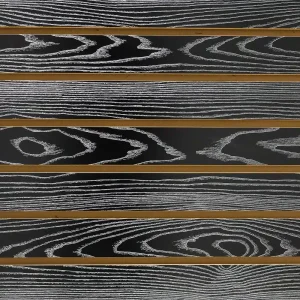 Black Woodgrain Slatwall Panel Sample