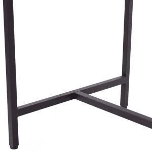Matte Black Glass Jewelry Display Case