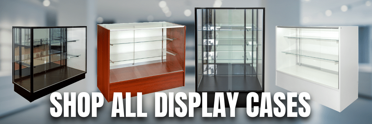 Shop display cases at DISPLAYARAMA
