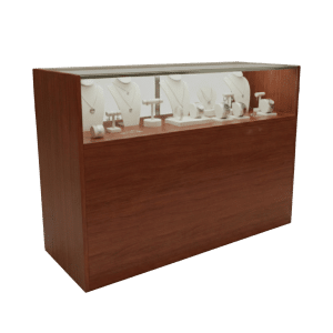 Cherry Jewelry Display Case 48"