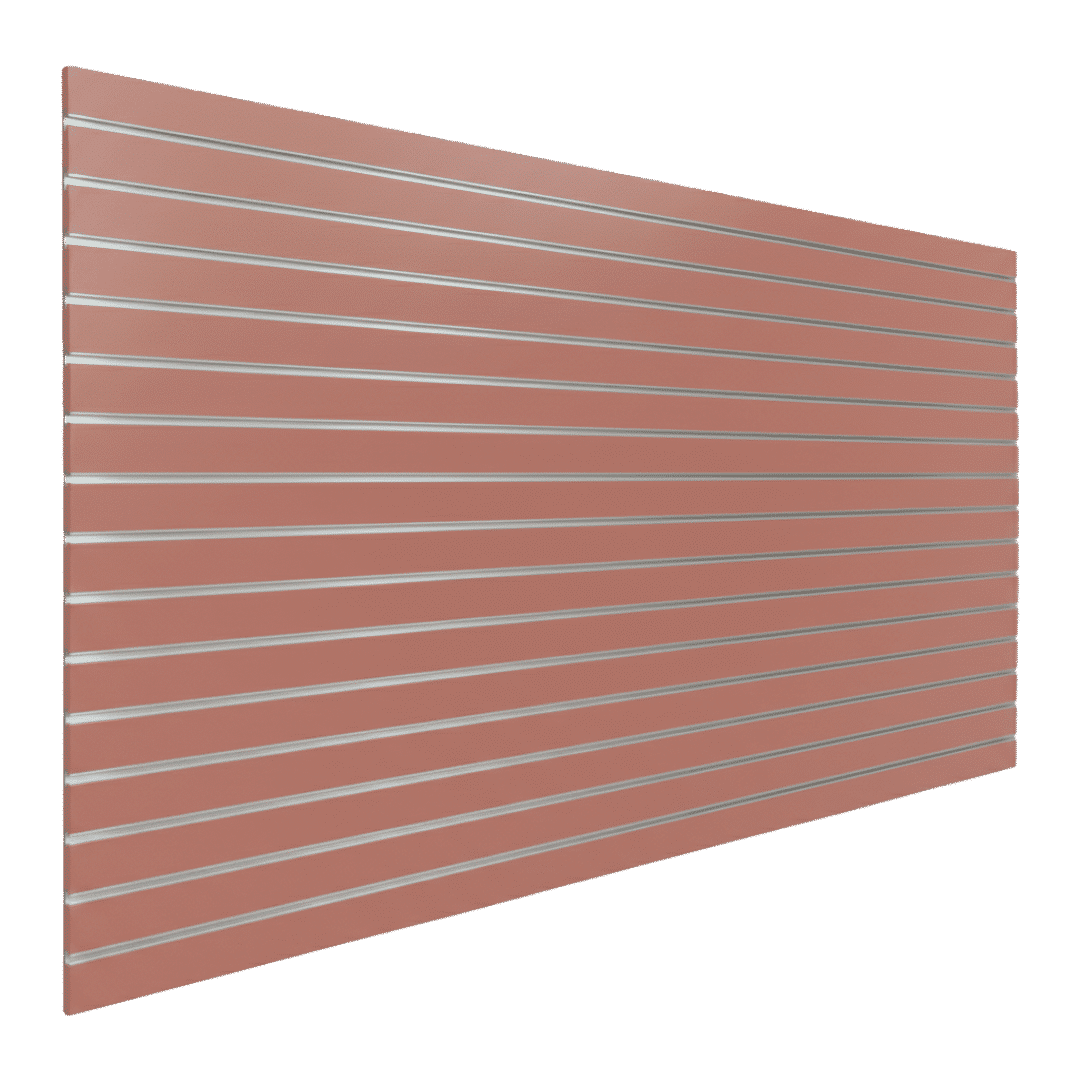 Blush slatwall finish