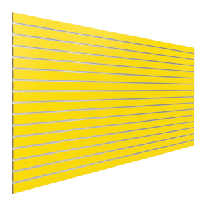 Chrome Yellow Slatwall Panel