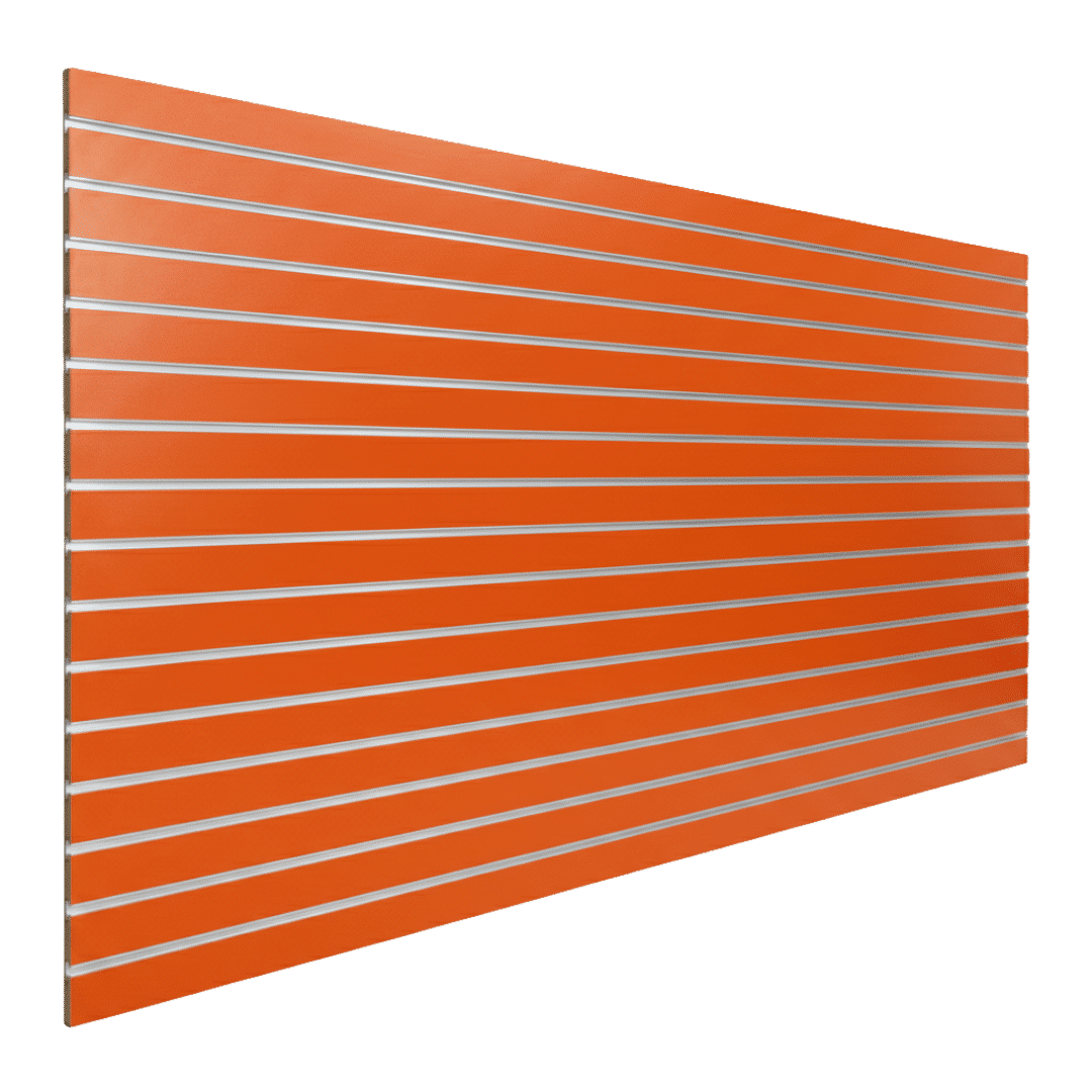 Clementine slatwall finish