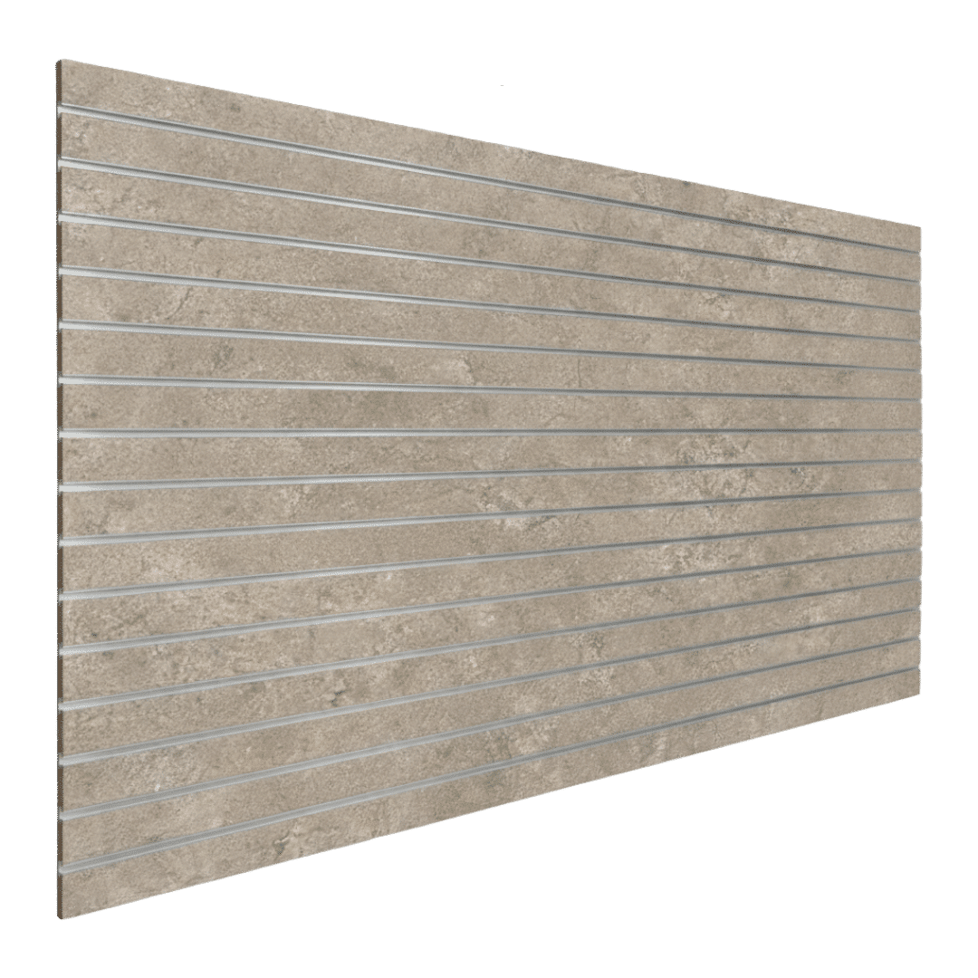 Concrete Stone slatwall finish