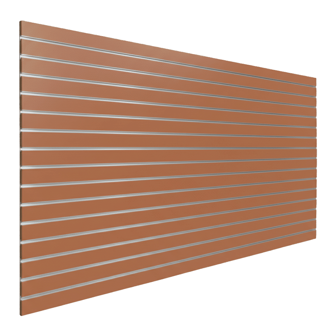 Earthenware slatwall finish