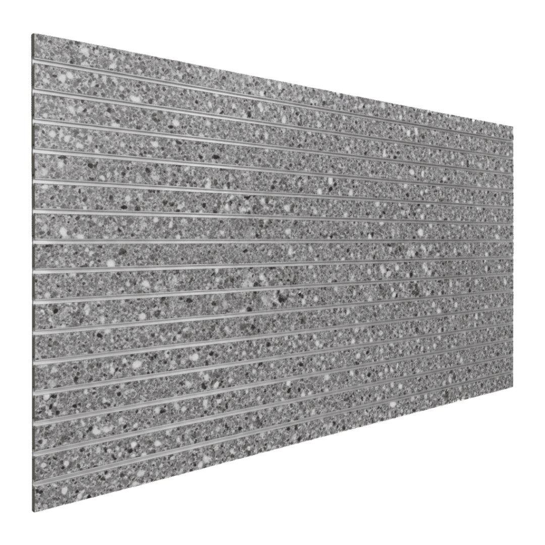 Flint Crystall slatwall finish