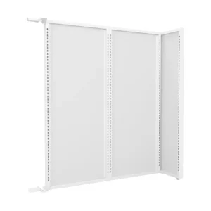 Gloss White 48" Wide Gondola Panel Add-On Kit